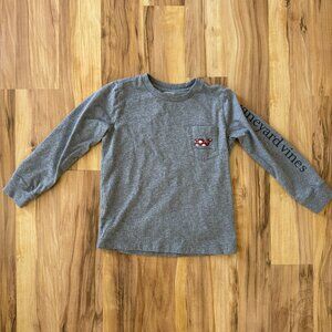 Vineyard Vines Kid 4T Basketball Long Sleeve Whale Tee